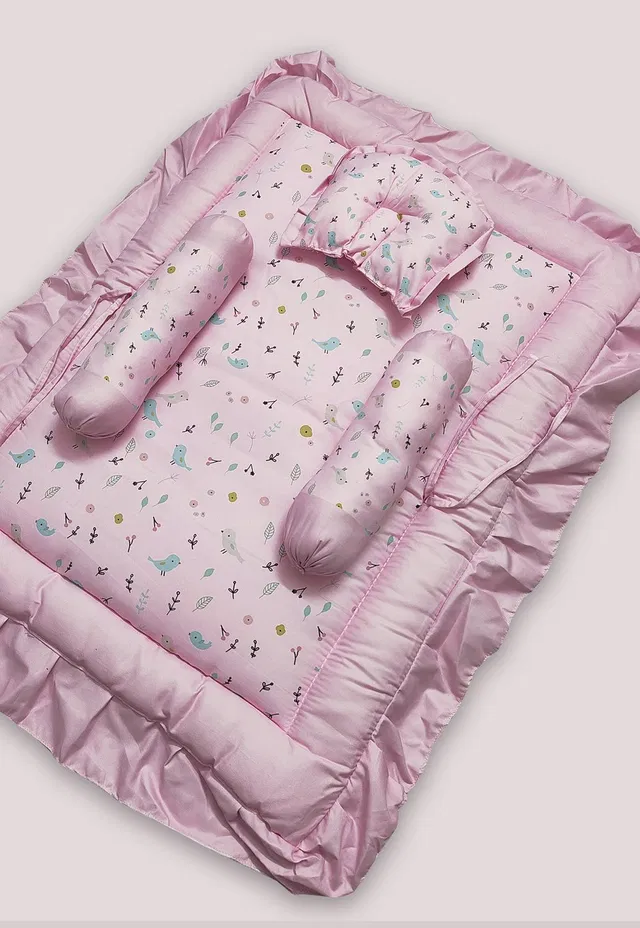 Vanray Fashion Cotton Baby Bed Sized Bedding Set