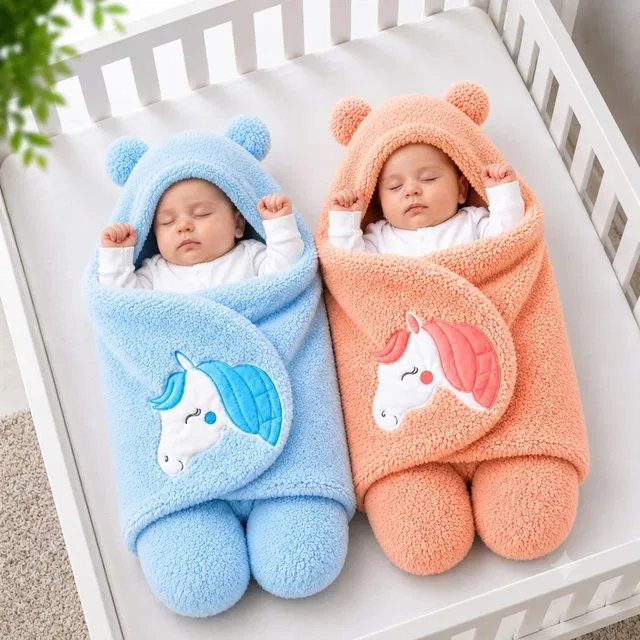 BRANDONN Fleece Baby Bed Sized Bedding Set