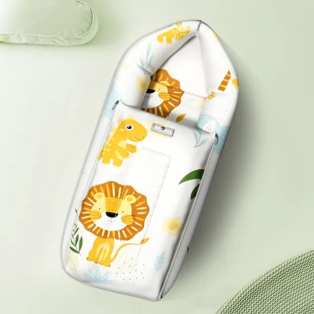 StarAndDaisy 3 in 1 Baby Sleeping Bag, Soft & Comfortable New born carry sleeping set Combo Set Baby Nest With Mosquito Net