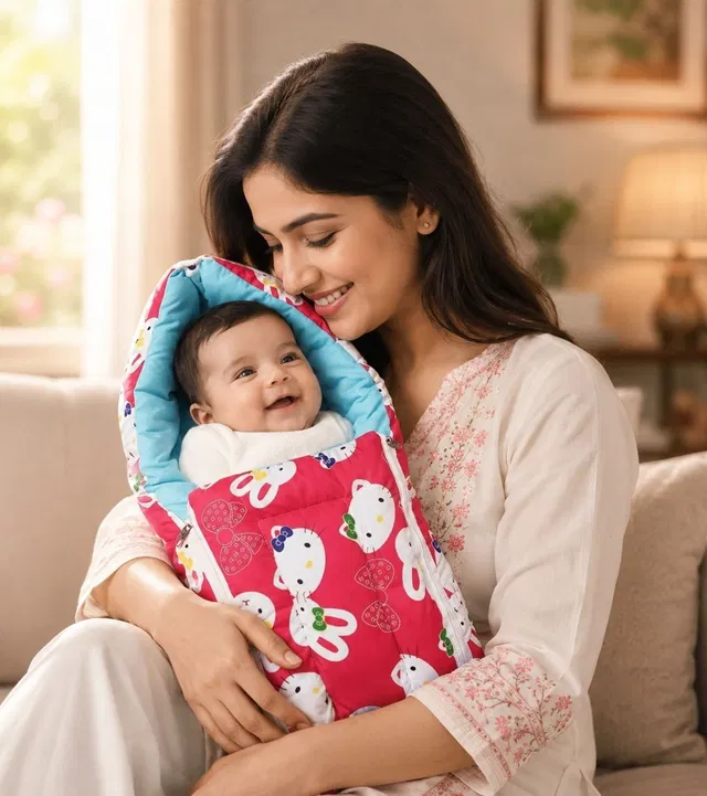 SharmaEnterpris New Born Baby Care Essential Bedding Set Sleeping Bag Bad New Born Baby Care Essentia
