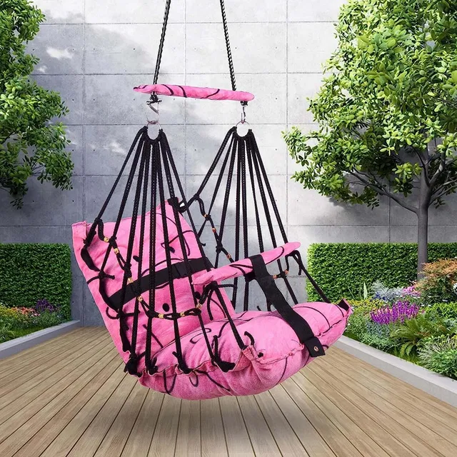 Shivdra traders Cotton Child Jhula for Baby Swing 1-3 Year indoor Swing For Kids Swing Kids baby | Baby Crib | Baby Bed For Sleeping Cadle Crib