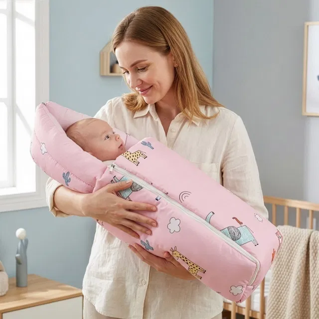 R for Rabbit Snuggy Baby Sleeping Bed for New Born Bedding Set for 0 to 12 Months(Blush Pink) Baby Bed Bedding Bag