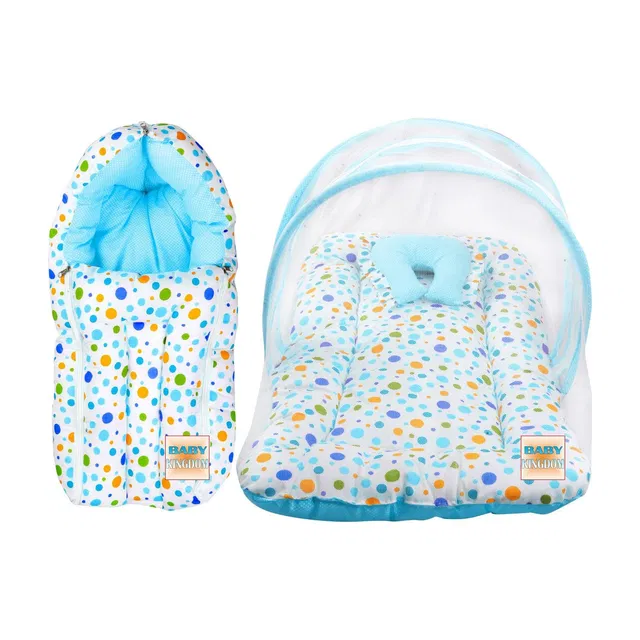 BABY KINGDOM Cotton Baby Bed Sized Bedding Set