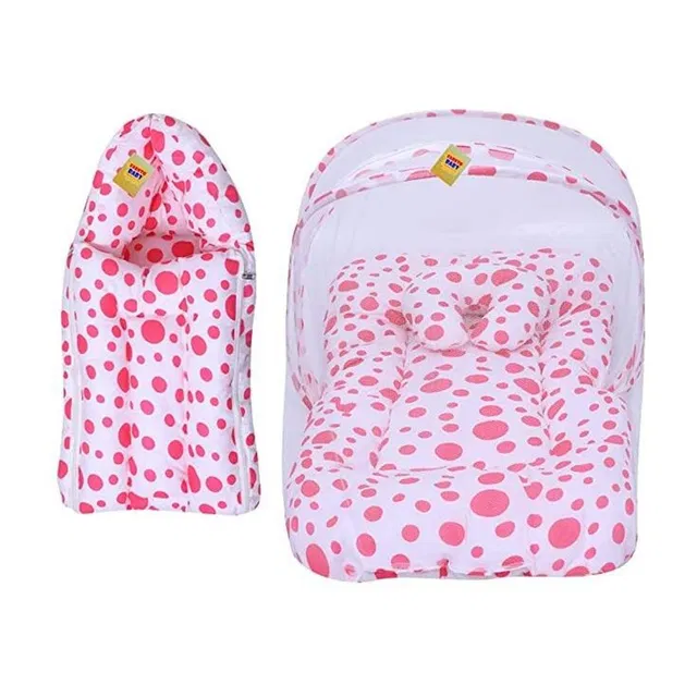 Fareto Baby Mattress with Mosquito Net & Sleeping Bag Combo 0-6 Months standard crib