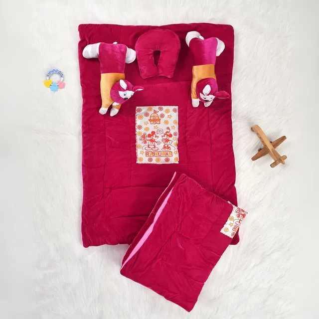 ATCamber Wool Rabbit Baby Sleeping Bedding Reversible Baby Spread or Bed Cover