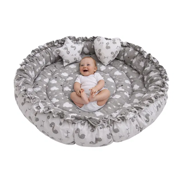 BabyToons Cotton Baby Bed Sized Bedding Set