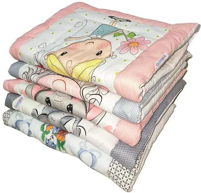 Ronqiza New Born Godadi Pack Of 5 Bed Mattress,Godari,Sleeping , Crib Sheet Godari Baby Bedding Set