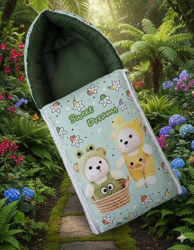 SBN BABY GREEN MB MOVABLE BABY SLEEPING BAG