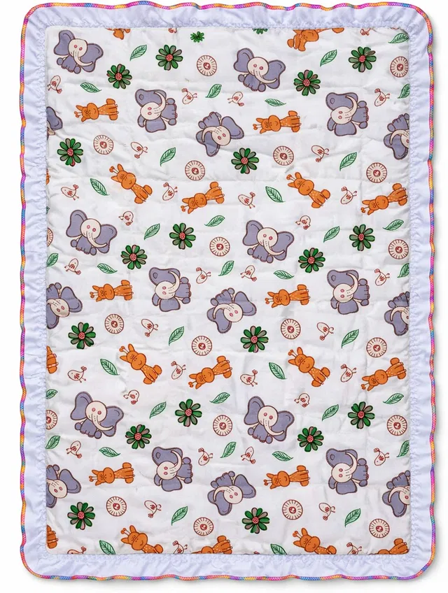 BrindaTrend Pure Cotton Baby Sleeping Mat Base Missile Mediam Baby Sleep