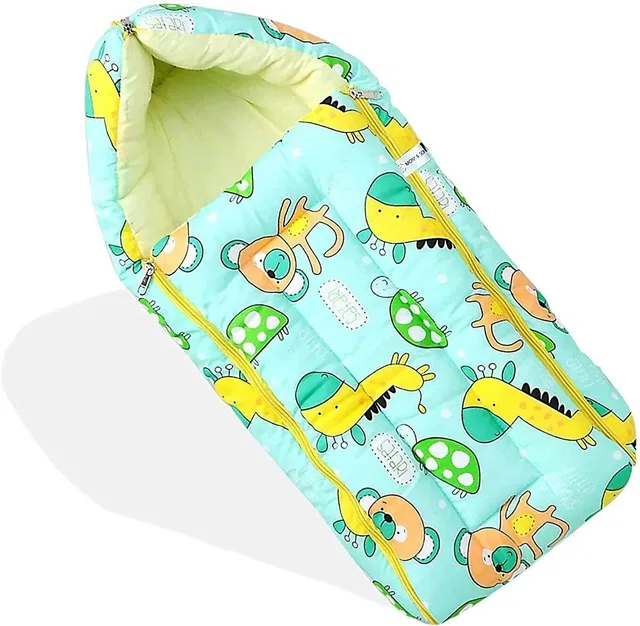 AASHI ENTERPRISE Bed Cum Carry Bed Printed Baby Sleeping Bag-Baby Bed-Infant Portable Bassinet Convertible Crib