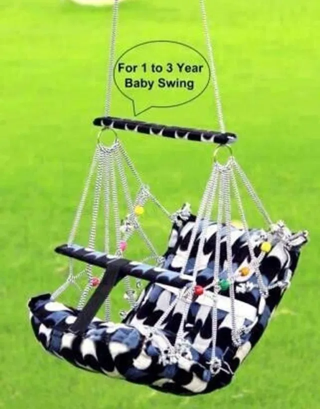 Thakkar HEARTHUB Single Seater Swing and Baby Jhula for 0-3 Years Years Kids CRIB JULA