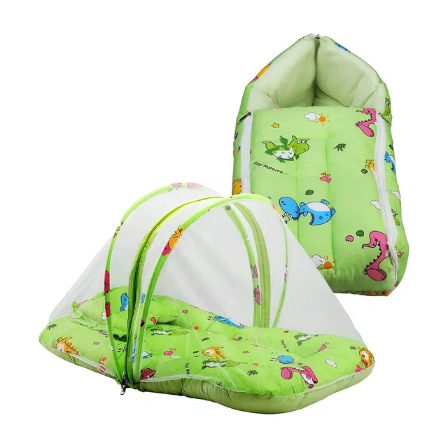 LuvLap Combo Cotton Baby Bed Sized Bedding Set