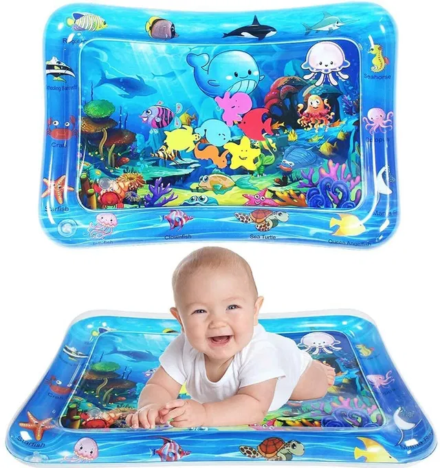HRDR Premium Baby Water Play Mat Activity Centre for Baby's Stimulation Growth kids FUN Random Design