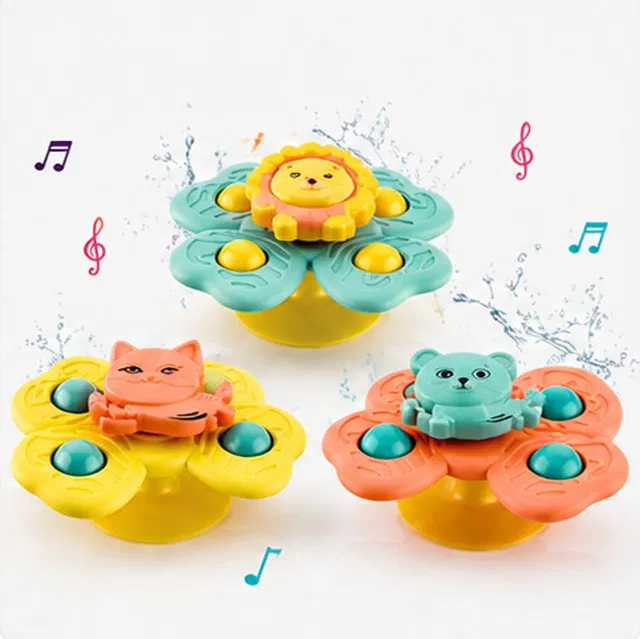 AQUATIDE Kids Bath Spinner Set of 3 Rattle