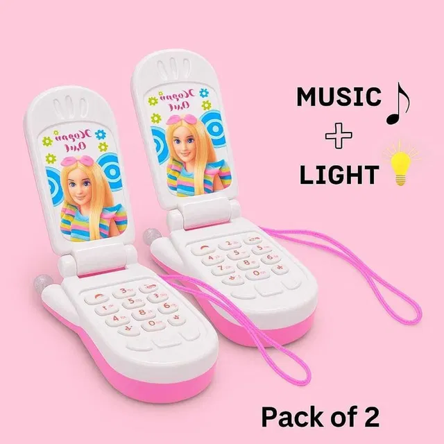 Bulu 2 pics Phone Toy for Kids Music Light for Girls & Boys