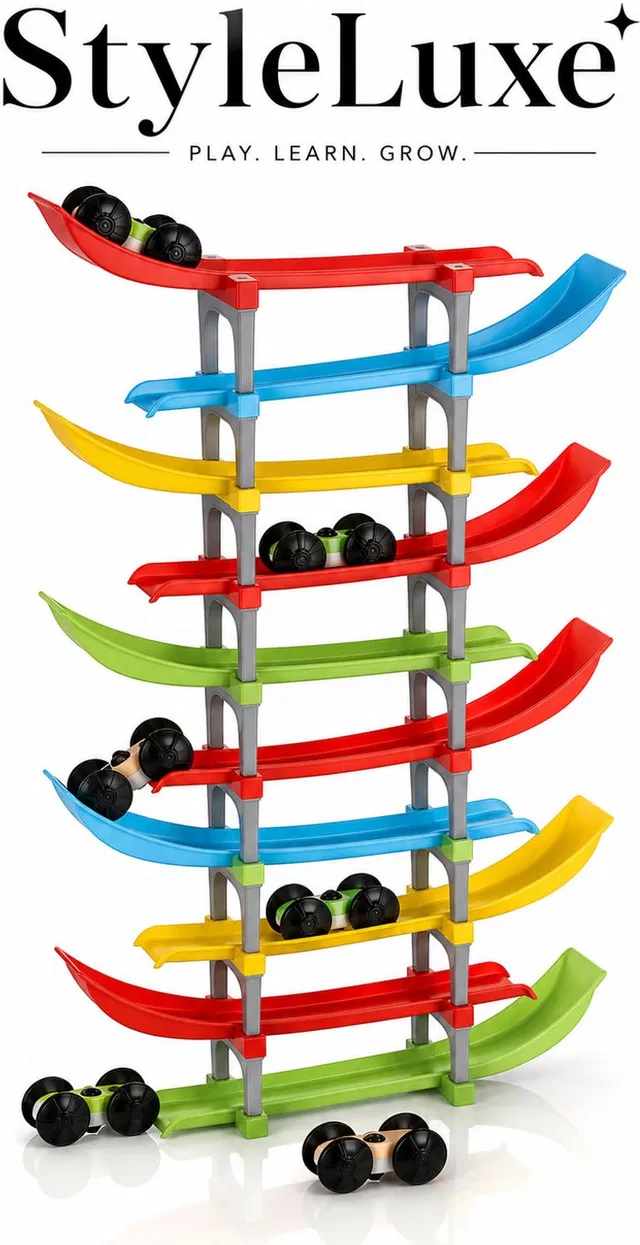 styleluxe 10 pcs racer ramp with 4 cars