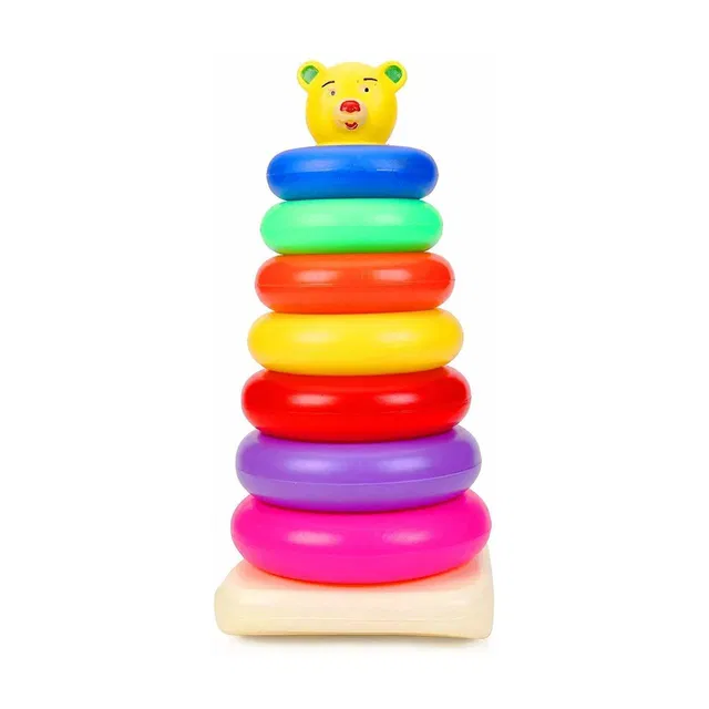 MAYUMI Teddy Rings Toy with 7 Educational Stacking Rings