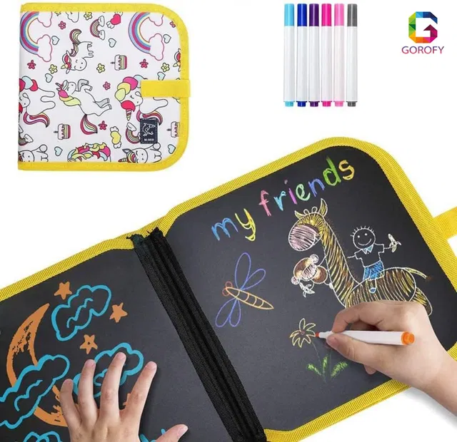 Gorofy Kids Erasable Doodle Book Set Toddler Activities