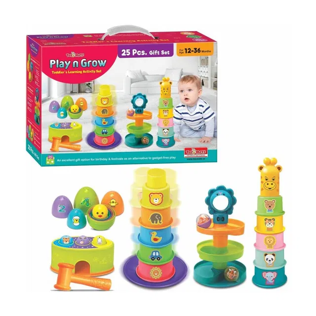 Toymate Play N Grow - A 5 in 1 Toddler's Learning Activity Baby Gift Set for 12 Months +