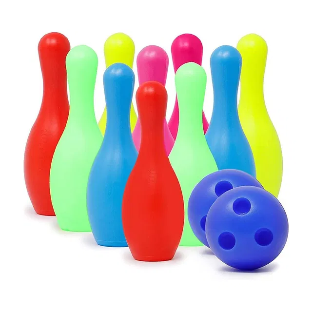 Tirth Bowling Game Set for Kid 10 Pin 2 Ball