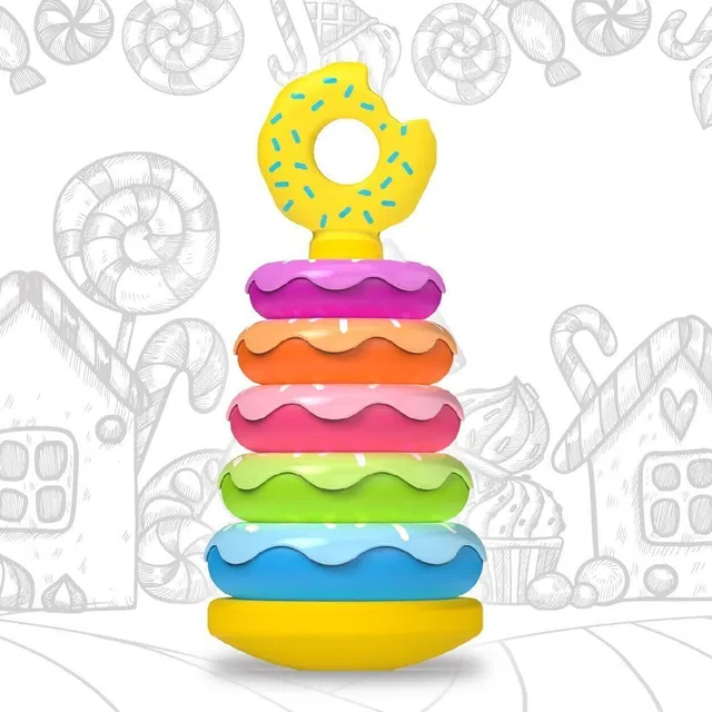 Li'l Wizards Stack & Nest Rocking Doughnut Ring Stacker