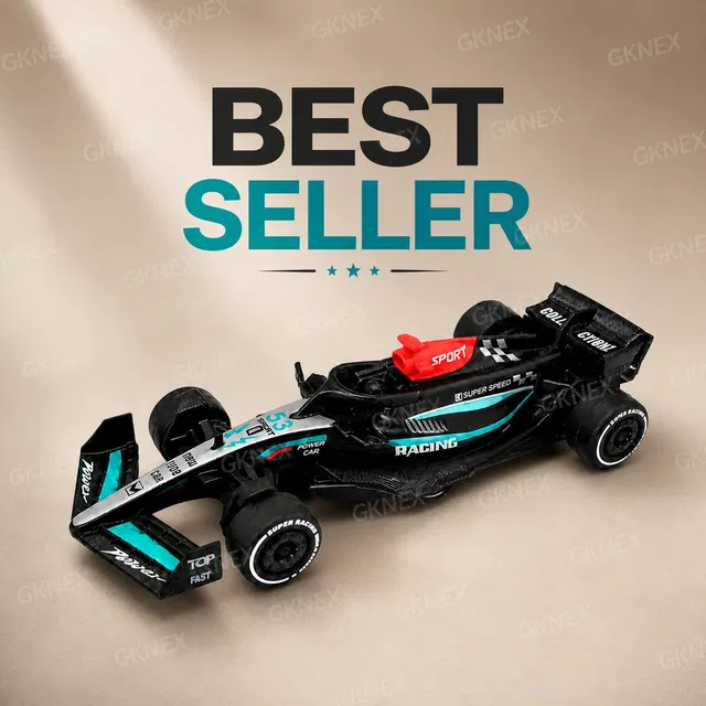 GKNEX Die Cast Alloy F1 Formula Car Toy Pull Back Mini Racing Model Boys