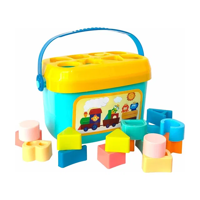 SmartKids Abcd Geometric Shape Sorting & Stacking Toy For Toddlers
