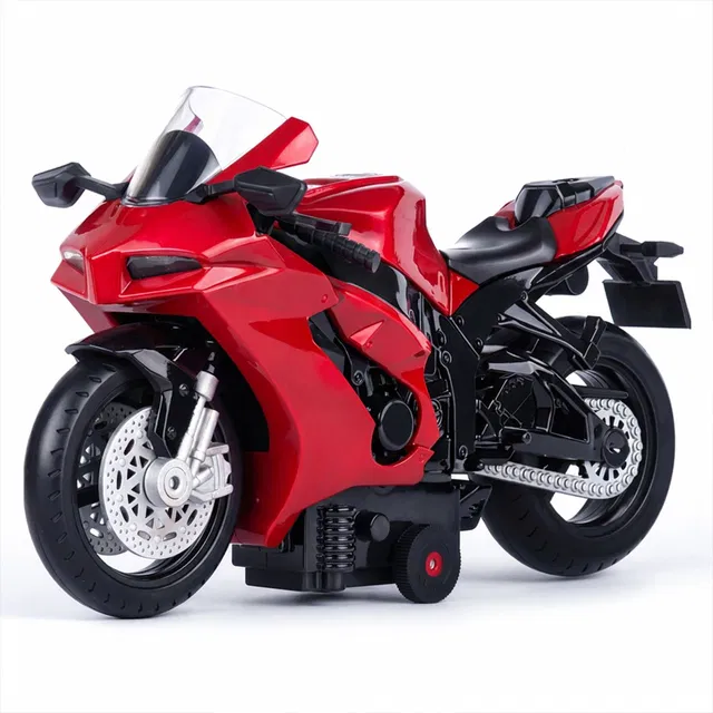 frendo Bolt Racer Bike Toy Pull back Action, Red