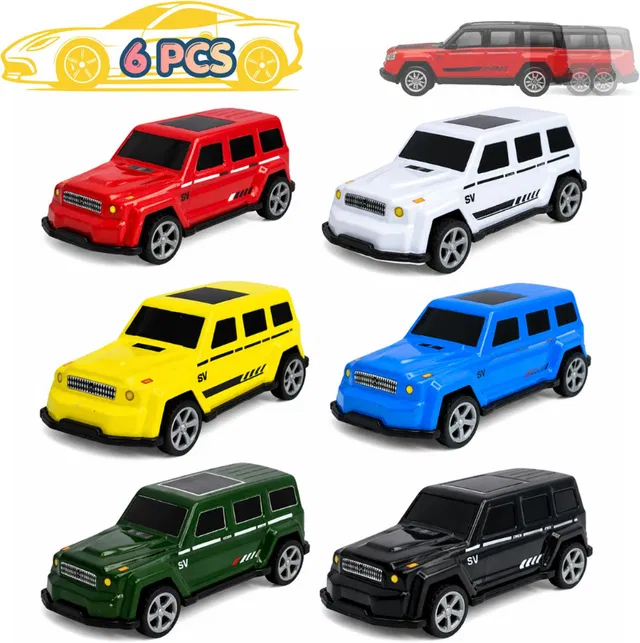 RAD CARTEL Metal Pull Back Mini Race G wagon Toy Car Set for Kids | toys for kids 3+ years