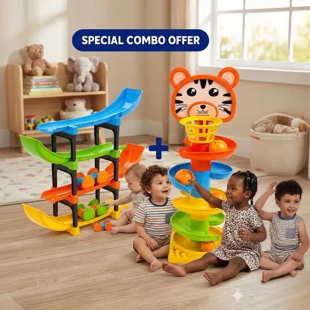 Jasmine collection Ball Drop Tower Game for Kids | Hand Eye Coordination Learning Toy