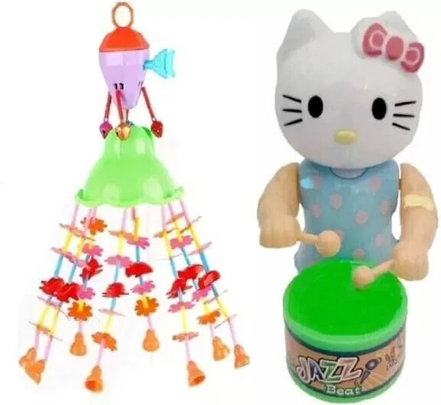 shrisa creation Key Jhoomer-Operated Cute Drummer Toy with Drumming Dancing Kids,Baby KEETY Rattle