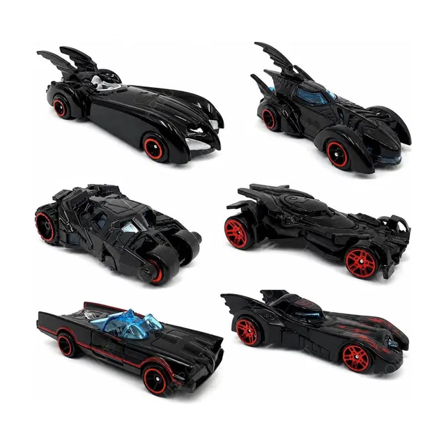 RAD CARTEL Bat Hero Car Mini Model Car Metal Cars Set Push N Go 6 Pc Vehicles, Racing Cars