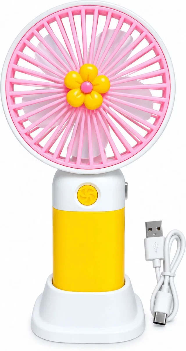 AlvexToys Mini Handheld Fan Rattle
