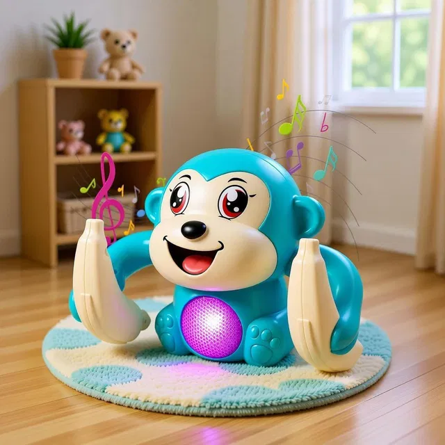 Pro Girl Dancing Monkey Musical Toys Sound Toys (Multicolor)