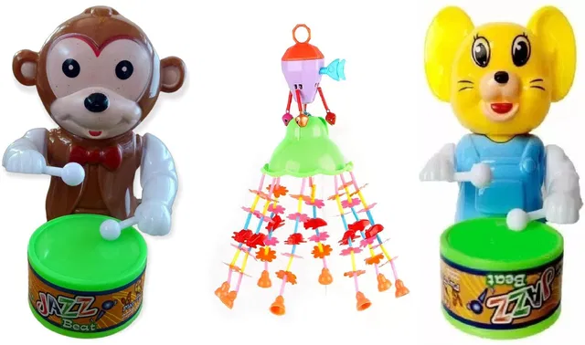 PRV TOYS Merry go Round for Infants.Toy (Jhoomer) Soothing Sound with Drummer.Toys.Rattle Rattle