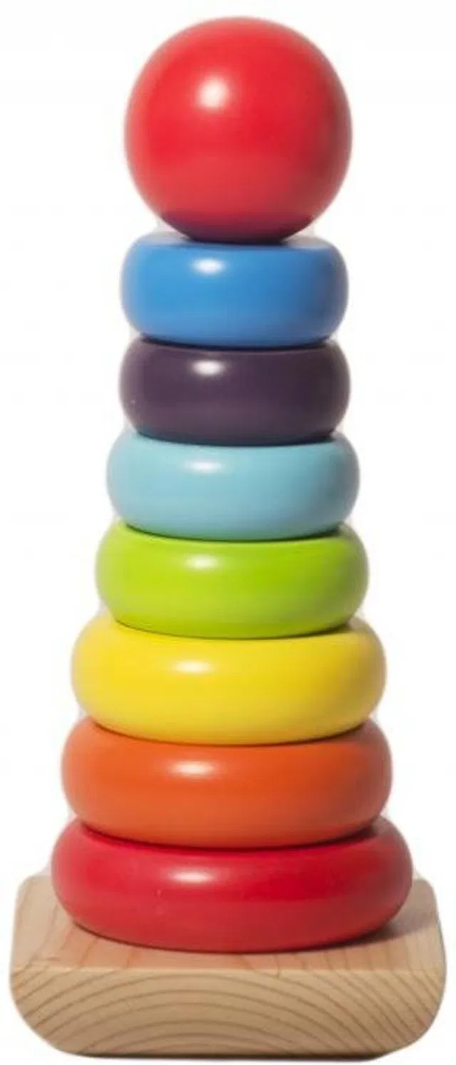 Toys N Smile Rainbow Stacking Tumbling Tower Toys, Educational Toy for Toddlers 1+ Year