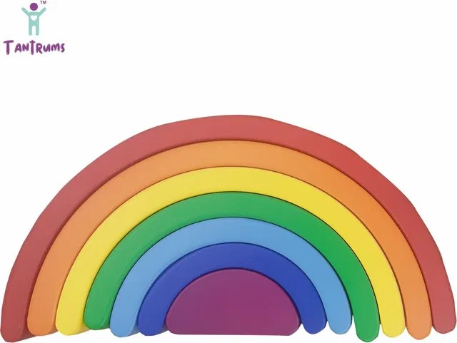 TANTRUMS Wooden Rainbow Stacker