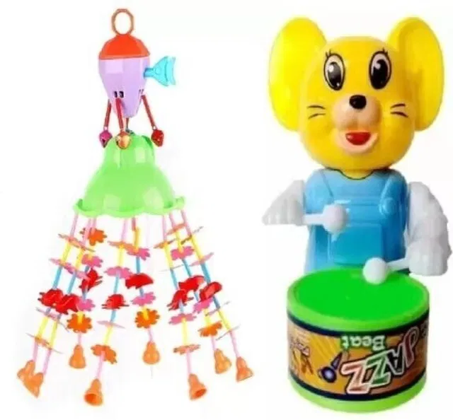 shrisa creation Key Jhoomer-Operated Cute Drummer Toy with Drumming Dancing Kids,Baby Rattle Rattle
