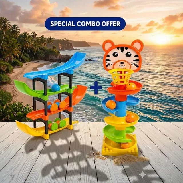 Jasmine collection Tiger Spiral Tower Roll Ball Drop