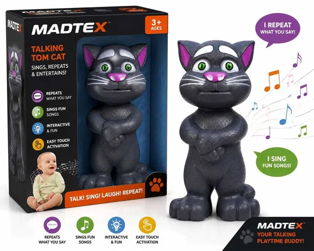 MADTEX TALKING CAT