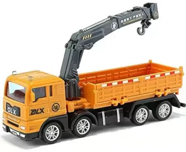 Just craft Engineering Construction Friction Powered Vehicles Car Crane Toy for Kids