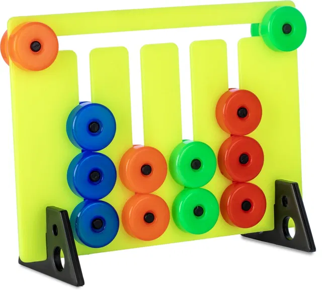 HKC HOUSE Learning Colour And Pattern Matching Montessori Slide Puzzle Game For Kids