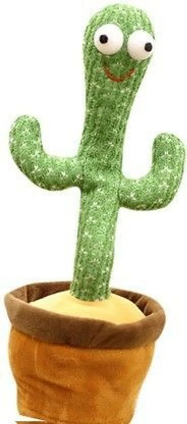 oh baby Funny Wriggle Doll Talking Game Singing Plush--Recording Musical Dancing Cactus