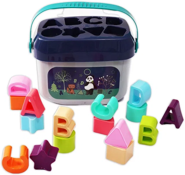 himanshu tex Baby First Shape Block Learning- Educational Activity Toy And 16 Building Blocks