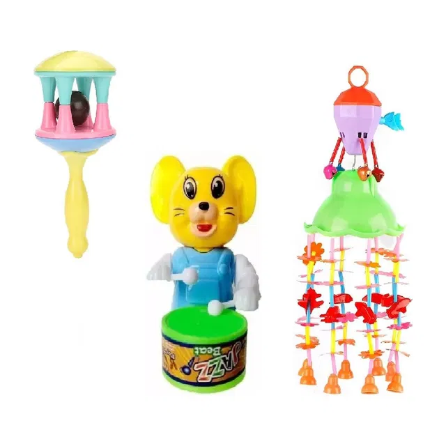 PRV TOYS baby.rattles and dancing toys for babies Musical Jhoomar Toy For Kids Cradle Rattle