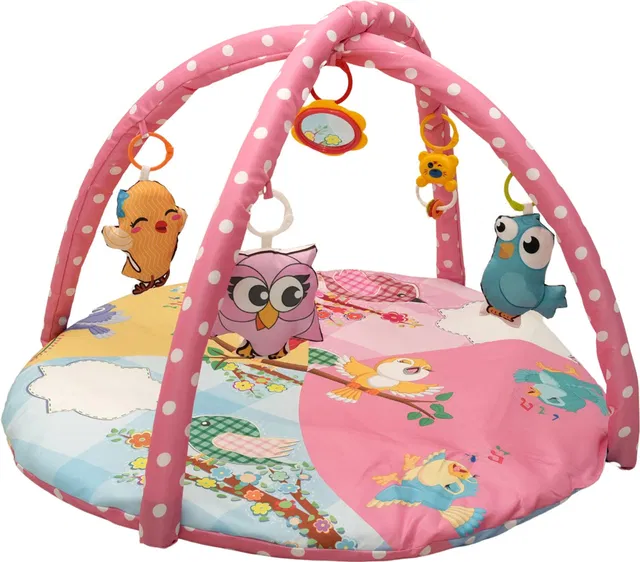 NAMANSHU TEX Baby Play mat Activity Play Gym for Baby with Soft Hanging Baby Toys