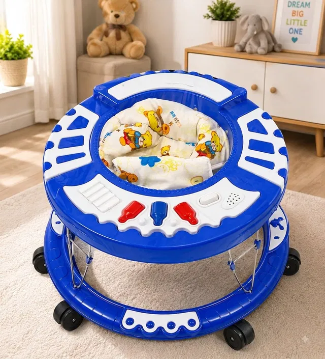 baby tone B.T Baby Walker for Kids with Comfortable Seat and Smooth Wheels