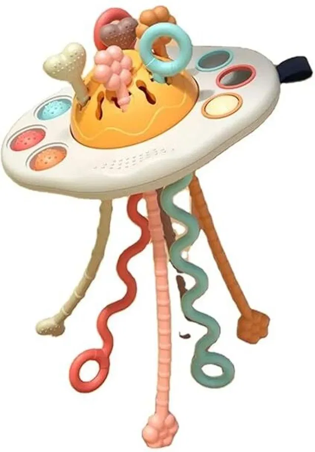 COVALENT OVERSEAS Pull String Toy - Montessori Toys for 1 Year Old Boy