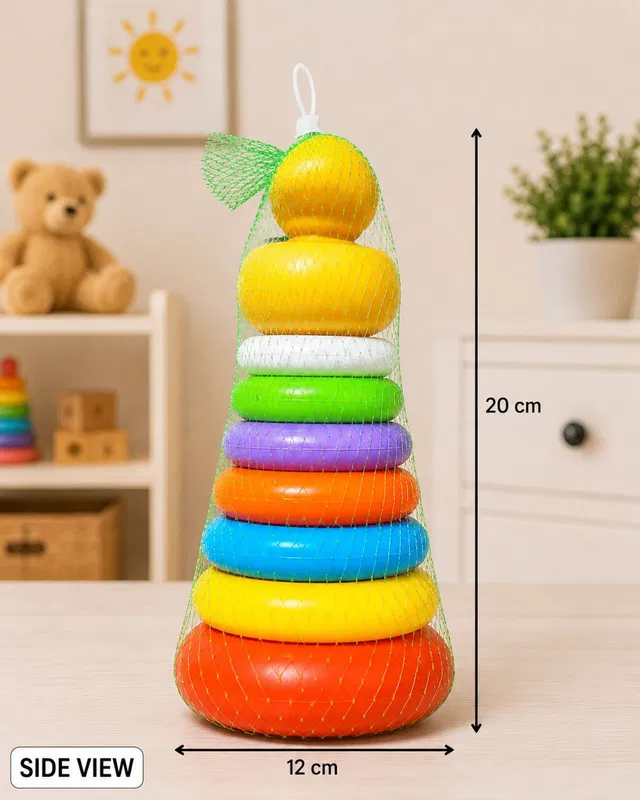ADHRITH ENTERPRISES STACK RING TOY WITH DUCK HEAD