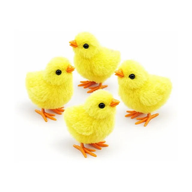 Fiddlys Jumping Chick Up Novelty Chicken Hopping Windup Chuze for Kids Toys